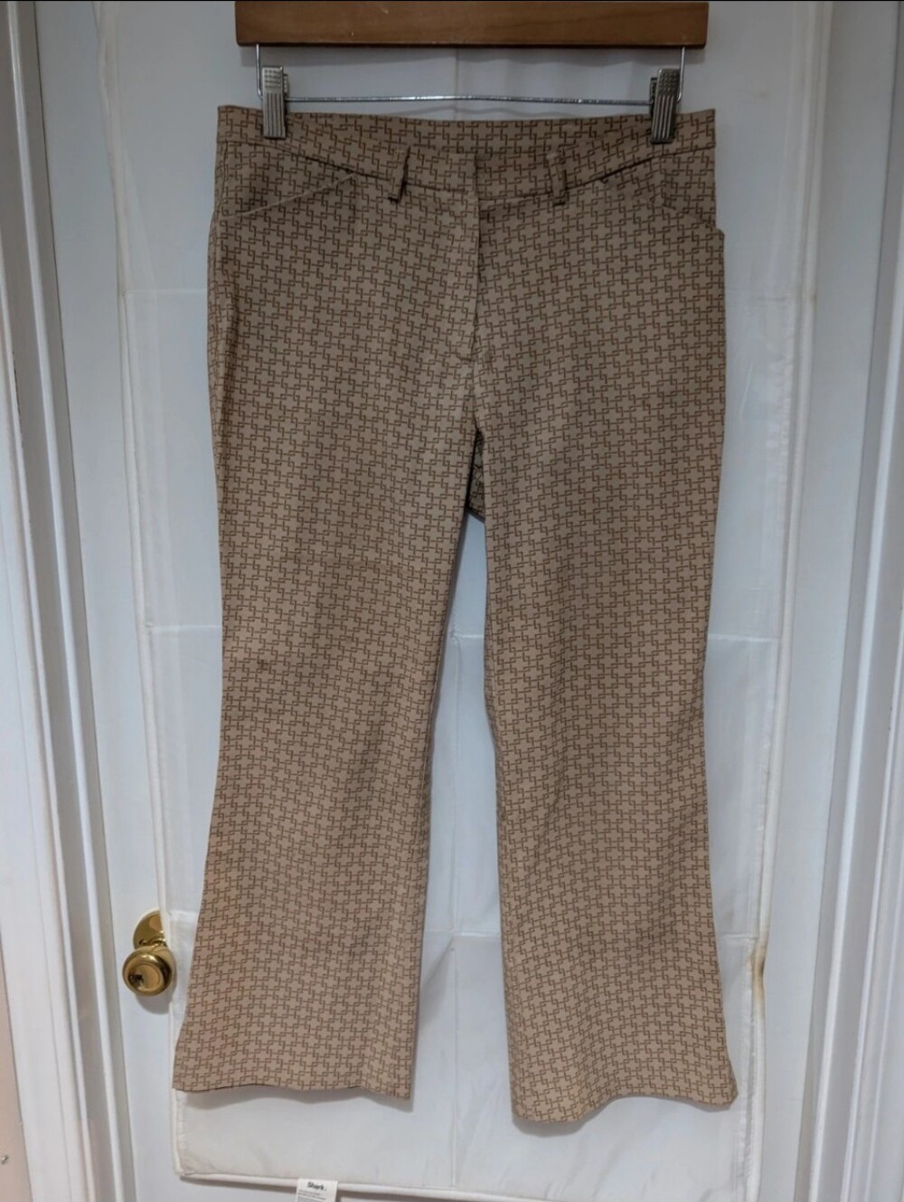 Vintage Y2K Charlotte Russe Geometric Flare Pants - Made in USA